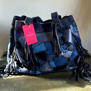 NWT Valentino Garavani suede tote bag